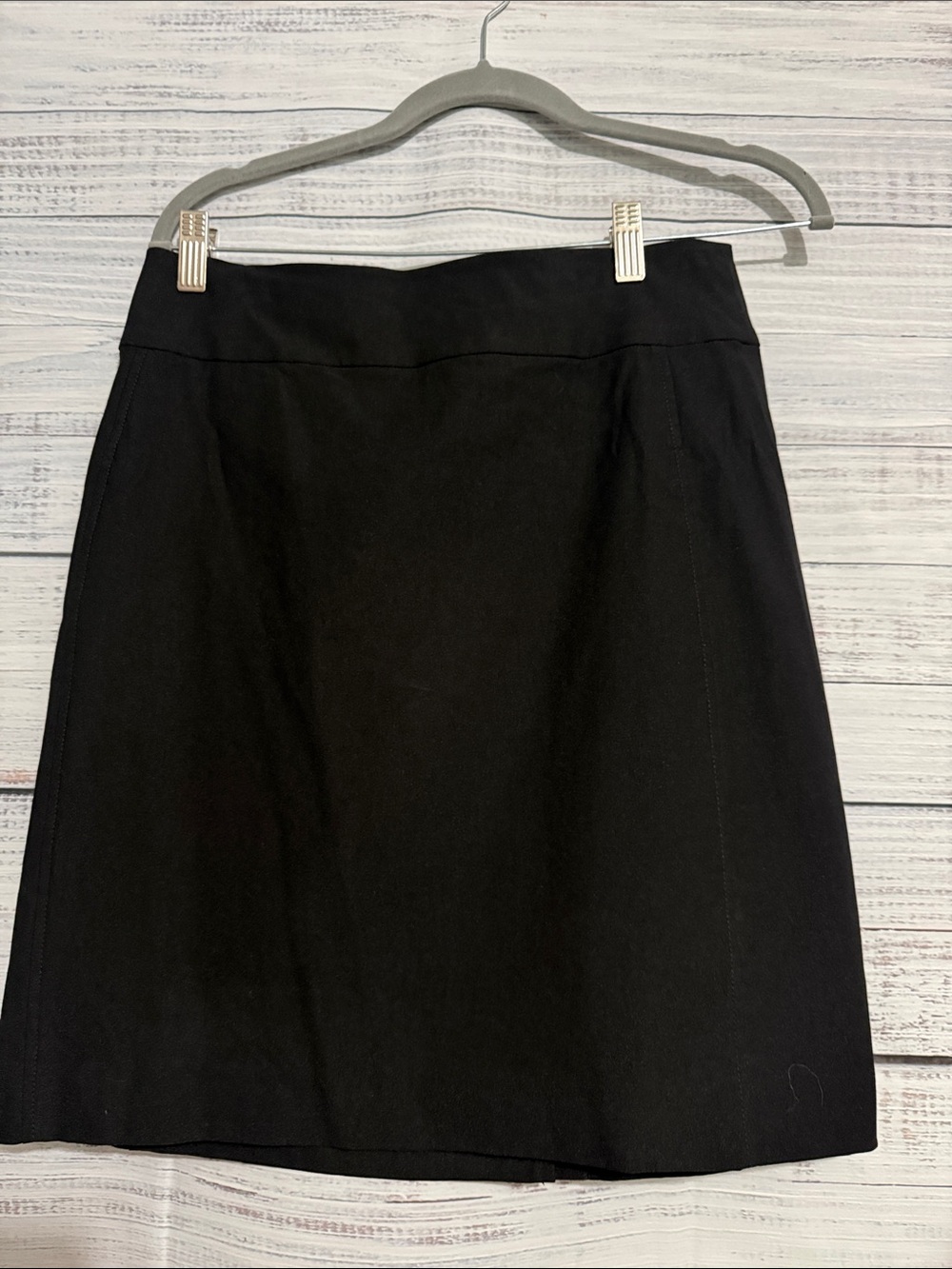 NIC+ZOE Wonderstrerxh Black A-Line Skirt